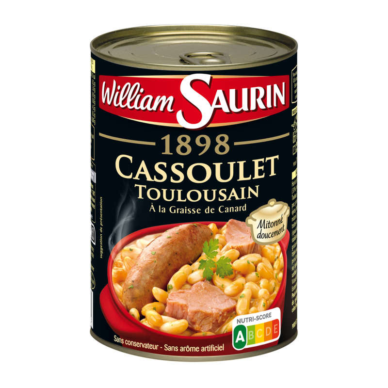 William Saurin Cassoulet Toulousain with goose fat 420g