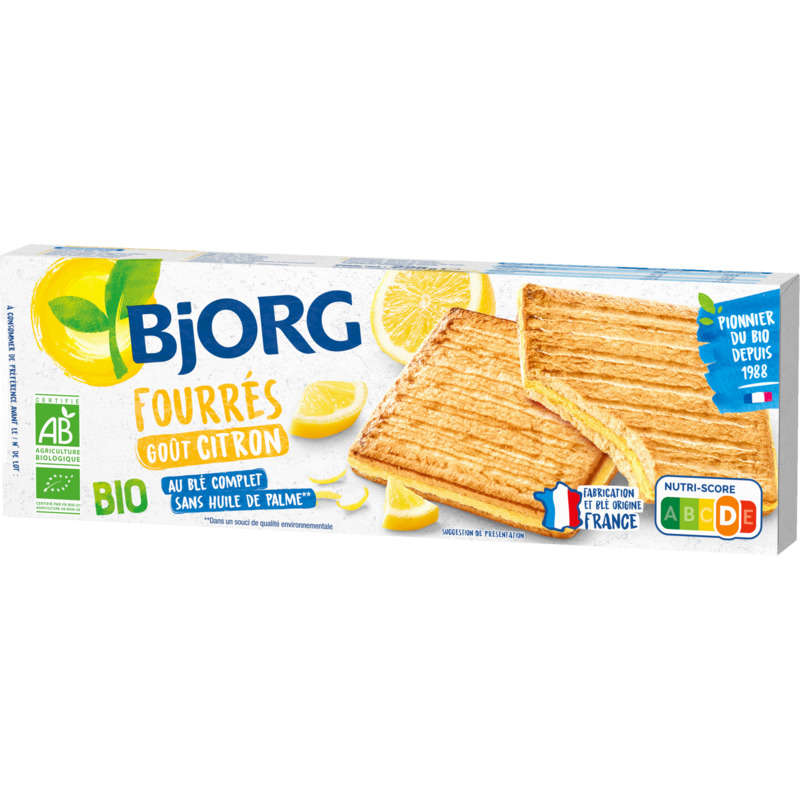 Bjorg Lemon Fillings, Organic 225G Bjorg Lemon Fillings, Organic 225G