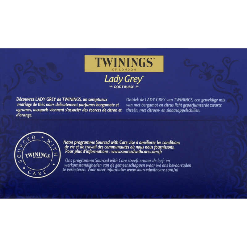 Twinings Lady Grey Tea Russian Flavor 20 Sachets 40G