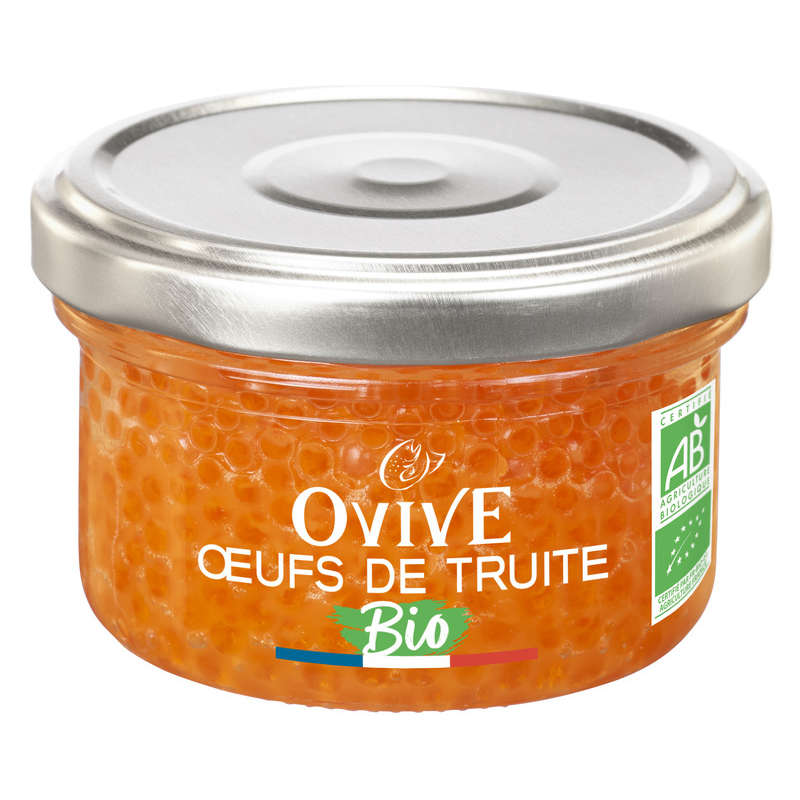 Ovive Oeufs De Truite Bio 80G Ovive Oeufs De Truite Bio 80G