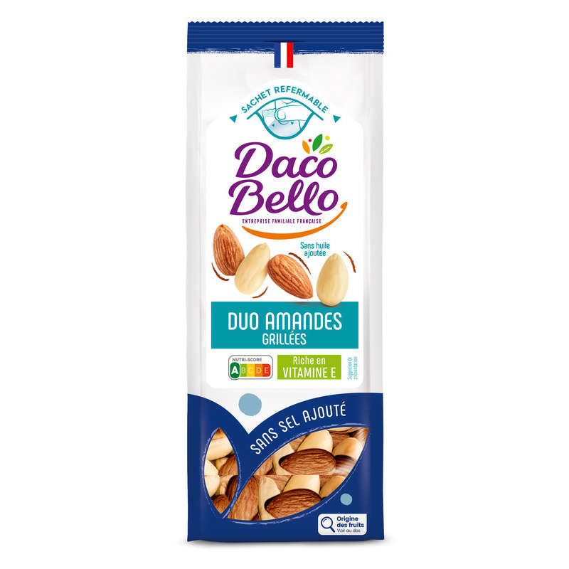 Daco Bello Duo Roasted Almonds No Added Salt 175g