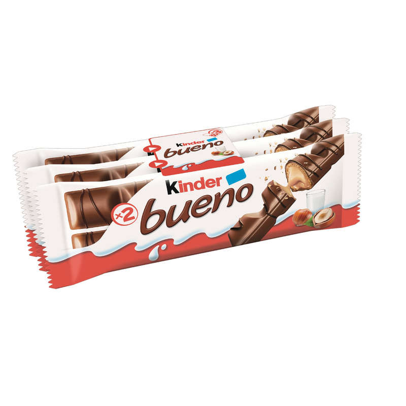 Kinder Bueno Milk Chocolate Hazelnut Bars 129G Kinder Bueno Milk Chocolate Hazelnut Bars 129G