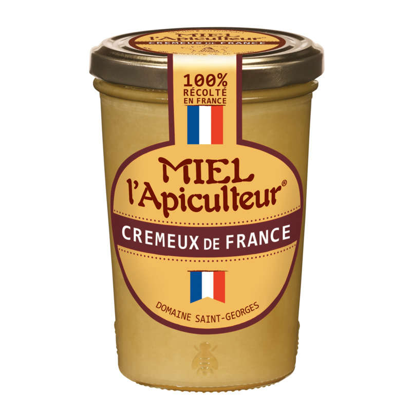 Honey l'Apiculteur Creamy Honey from France Glass Jar 500g
