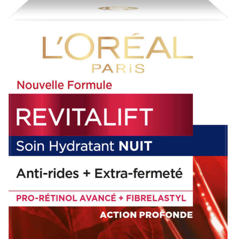 L'Oréal Paris Crème Visage Anti-Rides Nuit Hydratant Revitalift 50ml L'Oréal Paris Crème Visage Anti-Rides Nuit Hydratant Revitalift 50ml