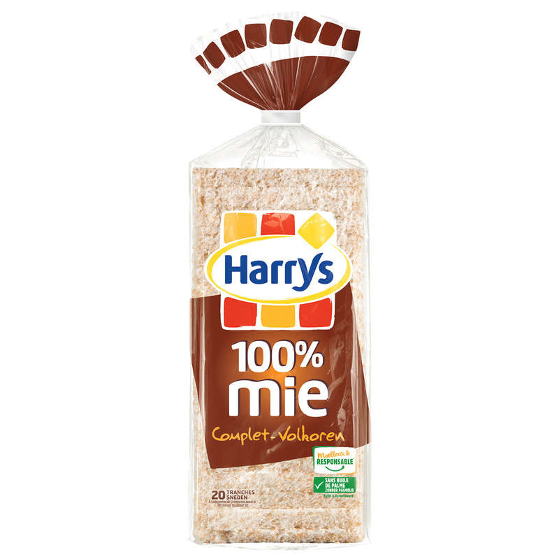Harrys 100% Wholemeal Bread 500g