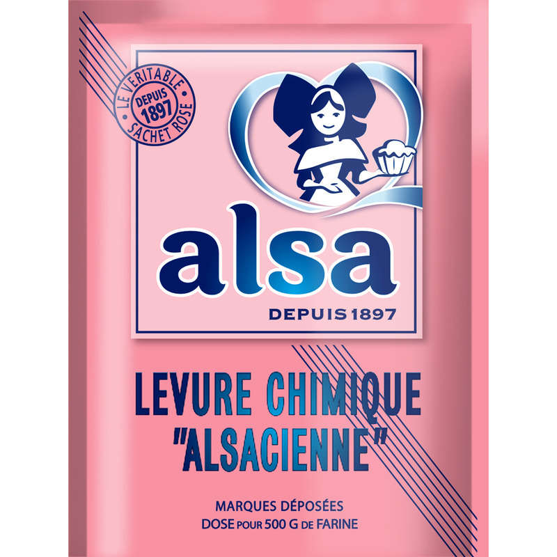 Alsa Alsatian Baking Yeast 8 Sachets 88g Alsa Alsatian Baking Yeast 8 Sachets 88g