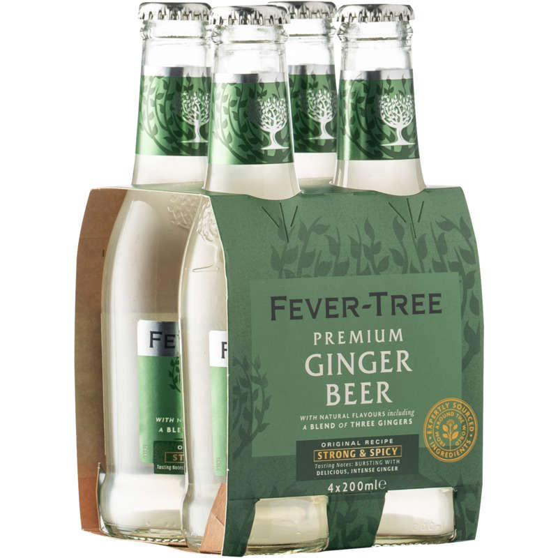 Fever Tree Ginger Beer 4x20cl Fever Tree Ginger Beer 4x20cl