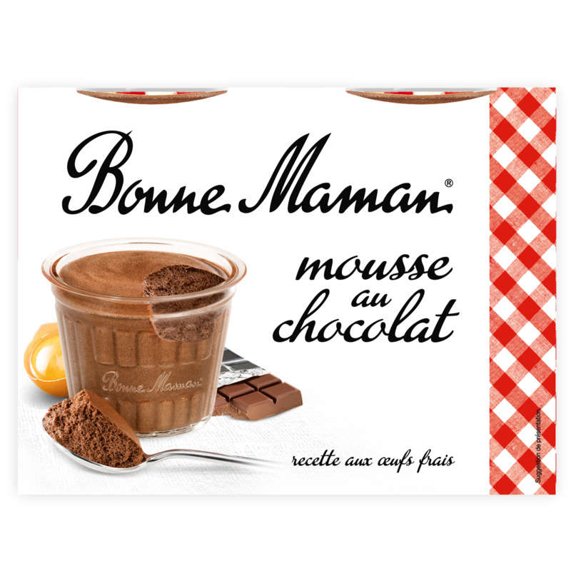 Bonne Maman Chocolate Mousse 4x50g