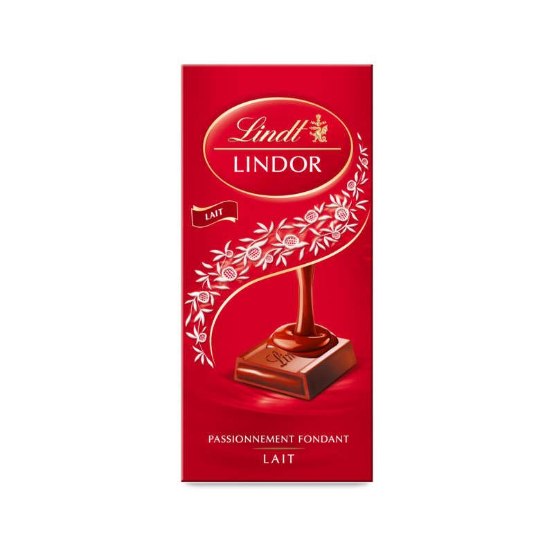 Lindt Tablette Lindor Chocolat Lait 150G Lindt Tablette Lindor Chocolat Lait 150G