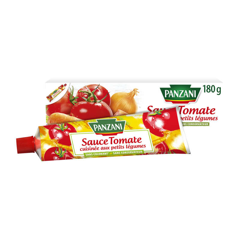 Panzani tomato sauce with vegetables, 180 gr tube