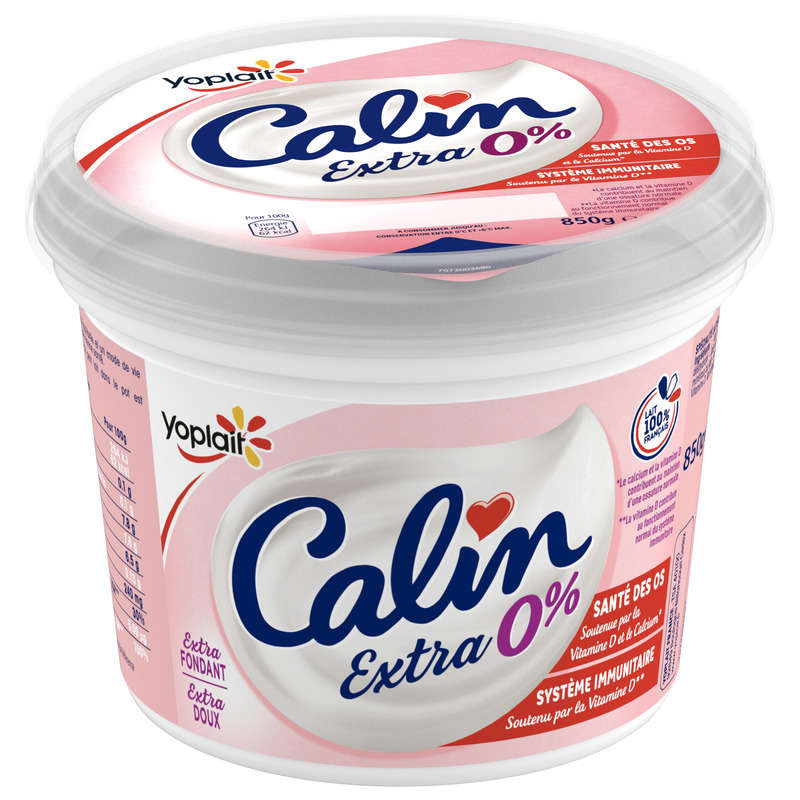 Yoplait Calin Extra Plain White Cheese 0% 850g