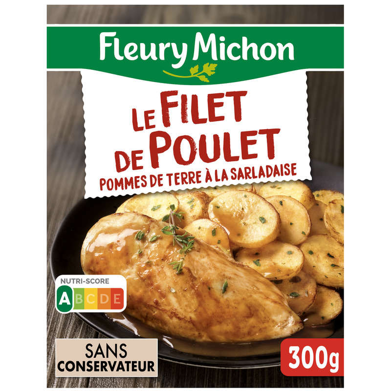 Fleury Michon Chicken Fillet Sarladaise Potatoes 300G