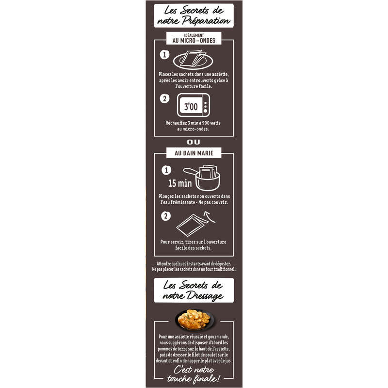Fleury Michon Chicken Fillet Sarladaise Potatoes 300G