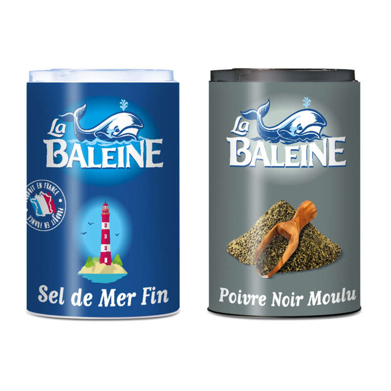 La Baleine Duo Sel & Poivre 68g La Baleine Duo Sel & Poivre 68g