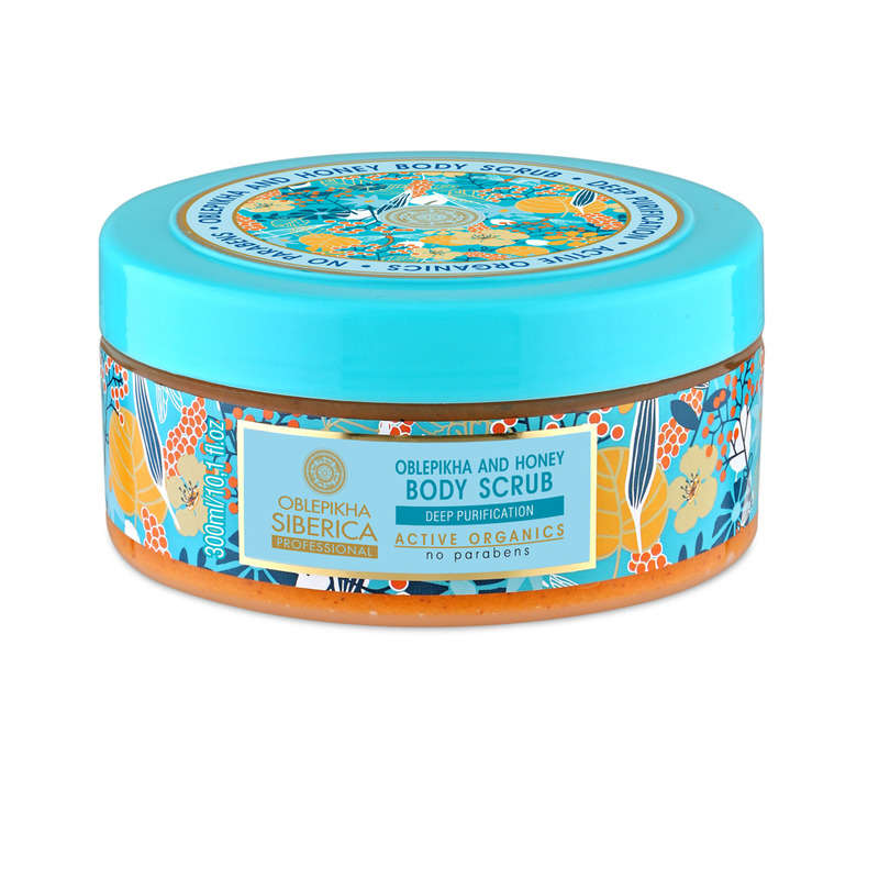 Natura Sibérica Gommage Pour Le Corps À L'Argousier Et Au Miel 300ml Natura Sibérica Gommage Pour Le Corps À L'Argousier Et Au Miel 300ml