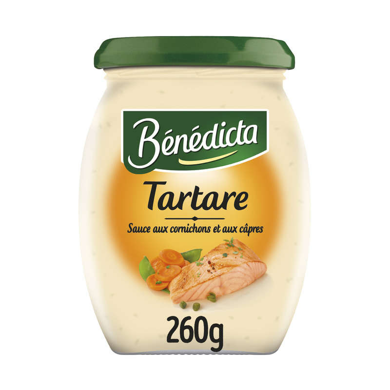 Bénédicta Sauce Tartare Aux Cornichons Et Aux Câpres 260G Bénédicta Sauce Tartare Aux Cornichons Et Aux Câpres 260G