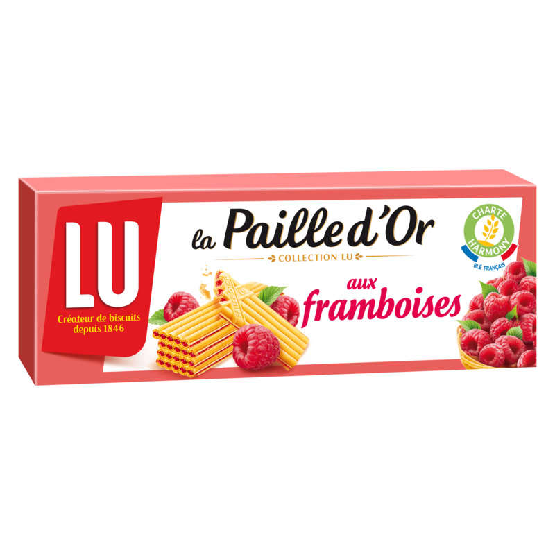 Read La Paille d'Or Raspberry Wafer Biscuits 170g Read La Paille d'Or Raspberry Wafer Biscuits 170g