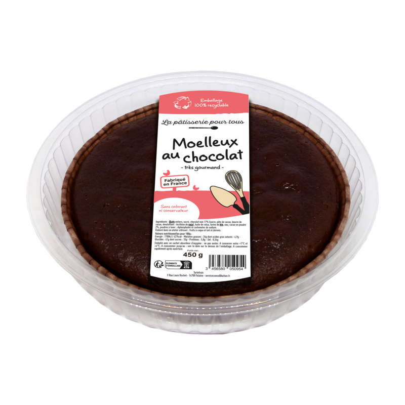 Atelier Georget Moelleux au Chocolat 450g Atelier Georget Moelleux au Chocolat 450g