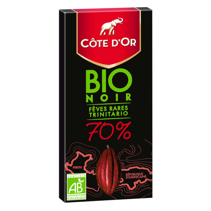 Côte d'Or Dark Chocolate Bar 70% Organic 90g Côte d'Or Dark Chocolate Bar 70% Organic 90g