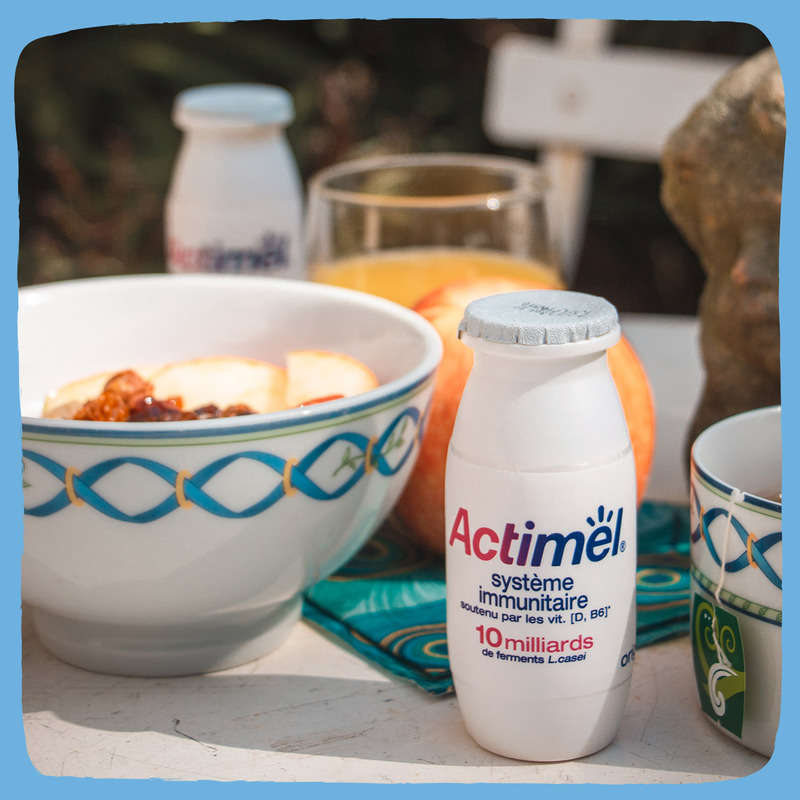 Actimel multifruit drinking yogurt 8x100g
