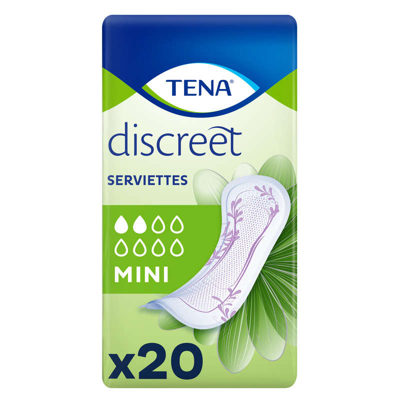 Tena Discreet Mini Towels x20