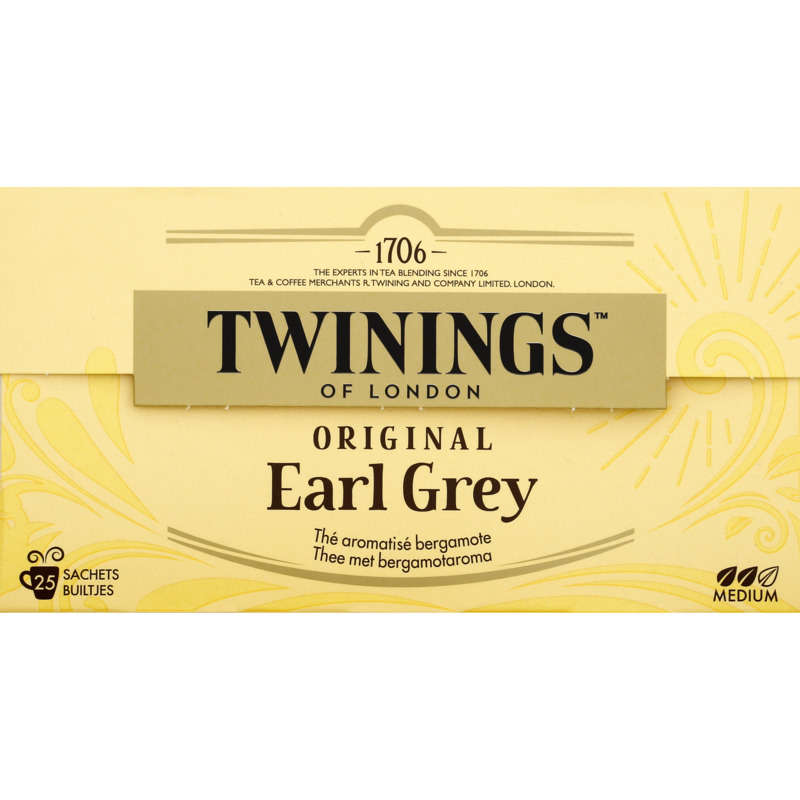 Twinings Thé Original Earl Grey 25 Sachets 50g Twinings Thé Original Earl Grey 25 Sachets 50g
