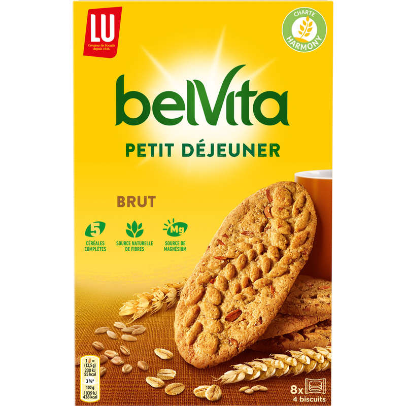 Lu Belvita Petit Déjeuner Biscuits Brut 400g Lu Belvita Petit Déjeuner Biscuits Brut 400g