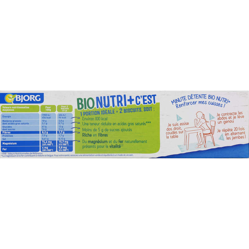 Bjorg Chocolate oatmeal cookies, organic 130g