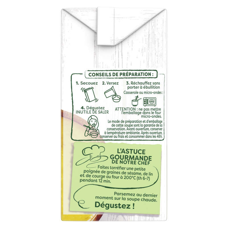 Knorr Organic Vegetable Puree from the Vegetable Garden Brick 30cl