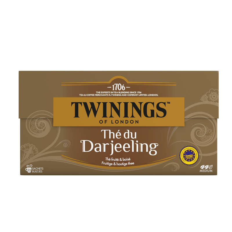 Twinnings Darjeeling Black Tea Fruity & Woody 25 Bags - 50G