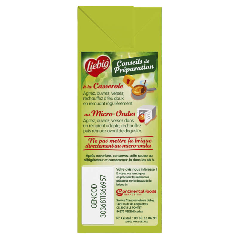 Liebig Organic Vegetable Puree Soup 1 L