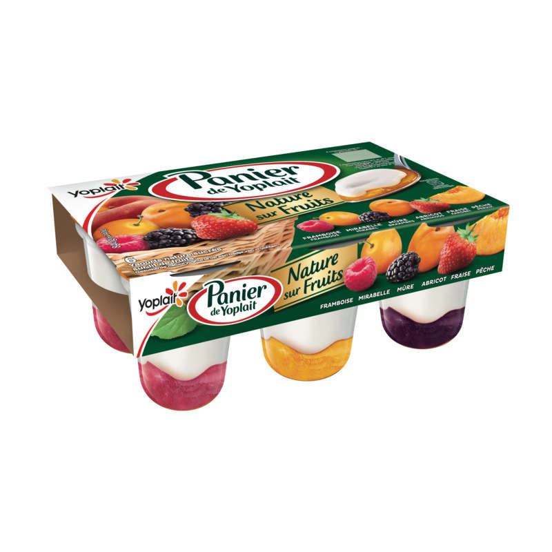Yoplait Basket of mixed fruits 6x140g