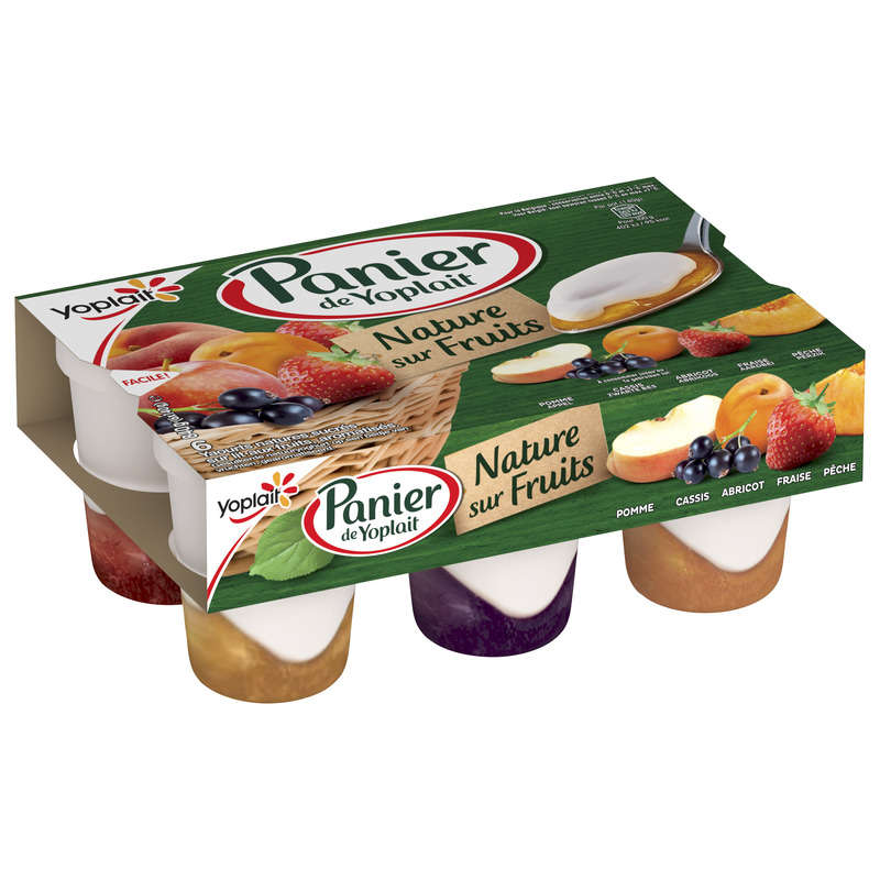 Yoplait Basket of mixed fruits 6x140g