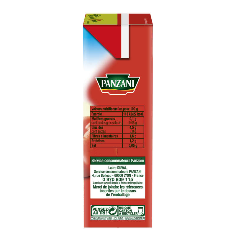 Panzani plain tomacouli sauce 500g