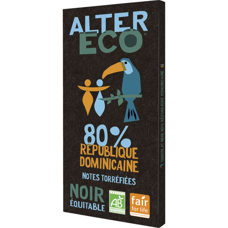 Alter Eco Dark Chocolate Dominican Republic 80% Organic 100G Alter Eco Dark Chocolate Dominican Republic 80% Organic 100G
