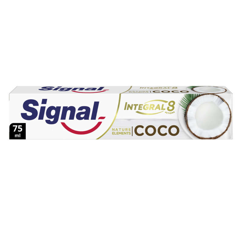 Signal Toothpaste Integral 8 Nature Elements Coconut Whiteness 75Ml