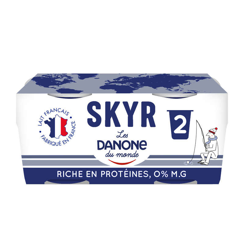 Danone du monde Skyr nature 0% 2x140g Danone du monde Skyr nature 0% 2x140g