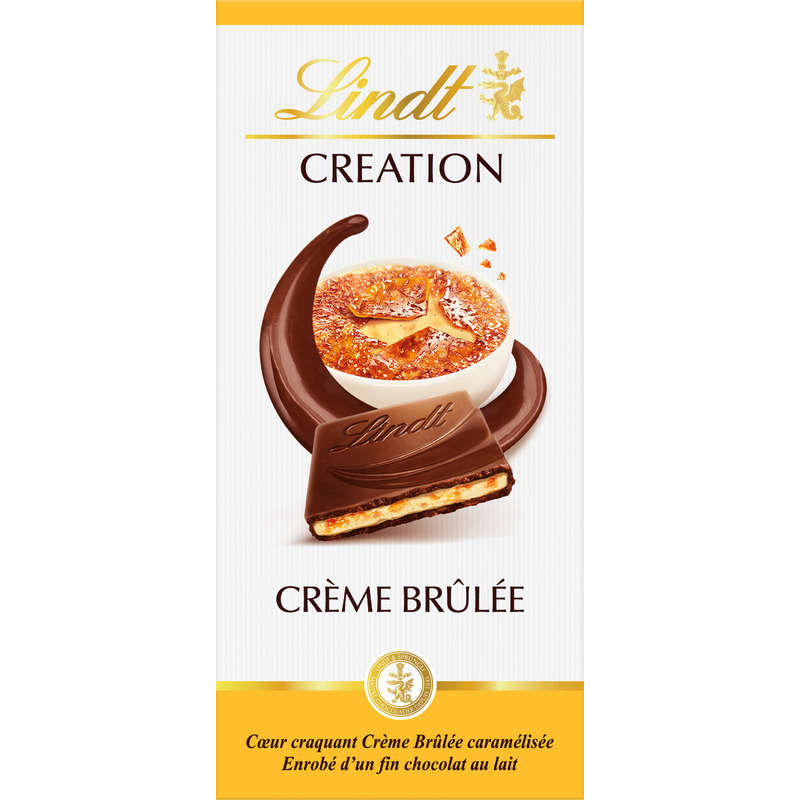 Lindt Creation Tablette Chocolat Crème Brûlée 150G Lindt Creation Tablette Chocolat Crème Brûlée 150G