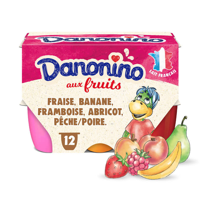 Danonino Petits suisses with fruits 12x50g