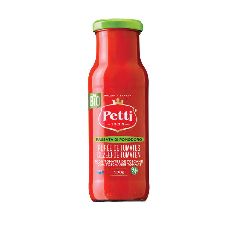 Petti Organic Extra Fine Tomato Puree 500g