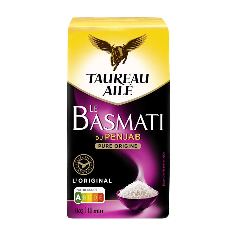 Taureau Ailé Le Basmati du Penjab, l'Original 1kg Taureau Ailé Le Basmati du Penjab, l'Original 1kg