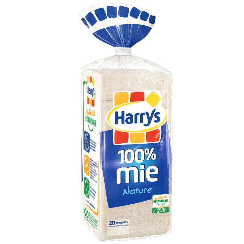 Harrys Bread 100% Mie Nature 500g