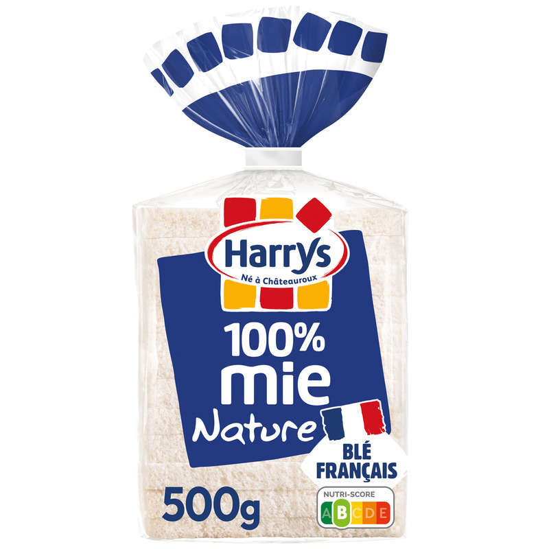 Harry's Plain Crustless Sandwich Bread 500G