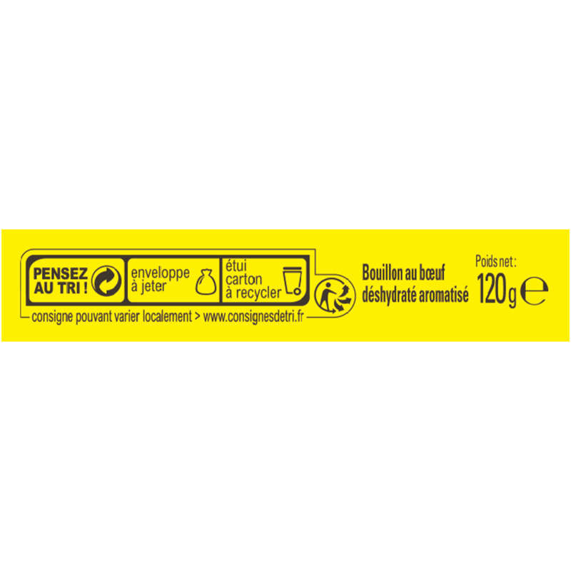 Maggi Bouillon KUB Bœuf Dégraissé x12 cubes - 120g