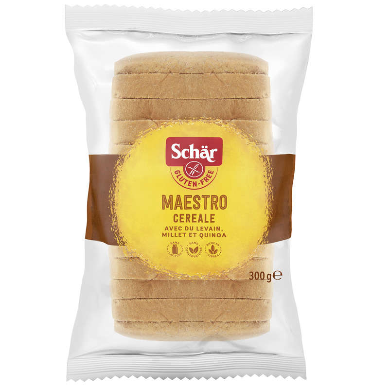 Schär Maestro Céréale Pains Tranchés 300G Schär Maestro Céréale Pains Tranchés 300G