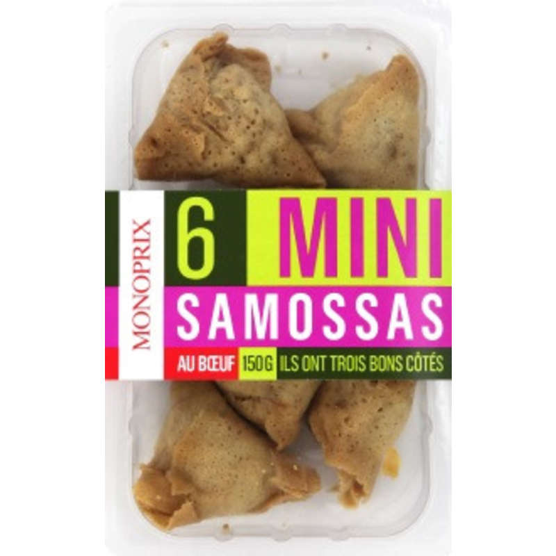 Monoprix Samousas au Bœuf 150g Monoprix Samousas au Bœuf 150g