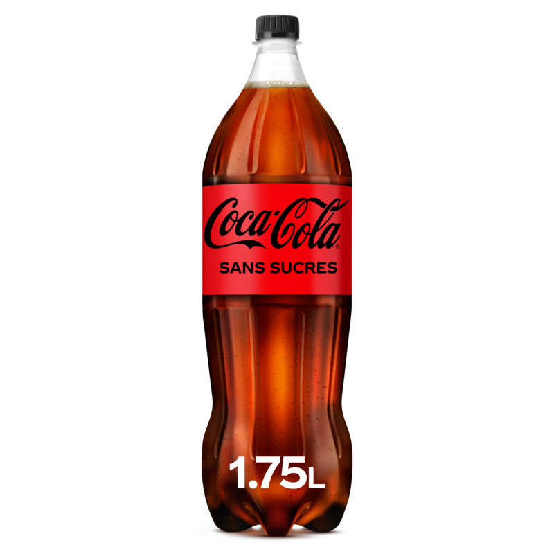 Coca-Cola Sans Sucres La Bouteille de 1,75L Coca-Cola Sans Sucres La Bouteille de 1,75L