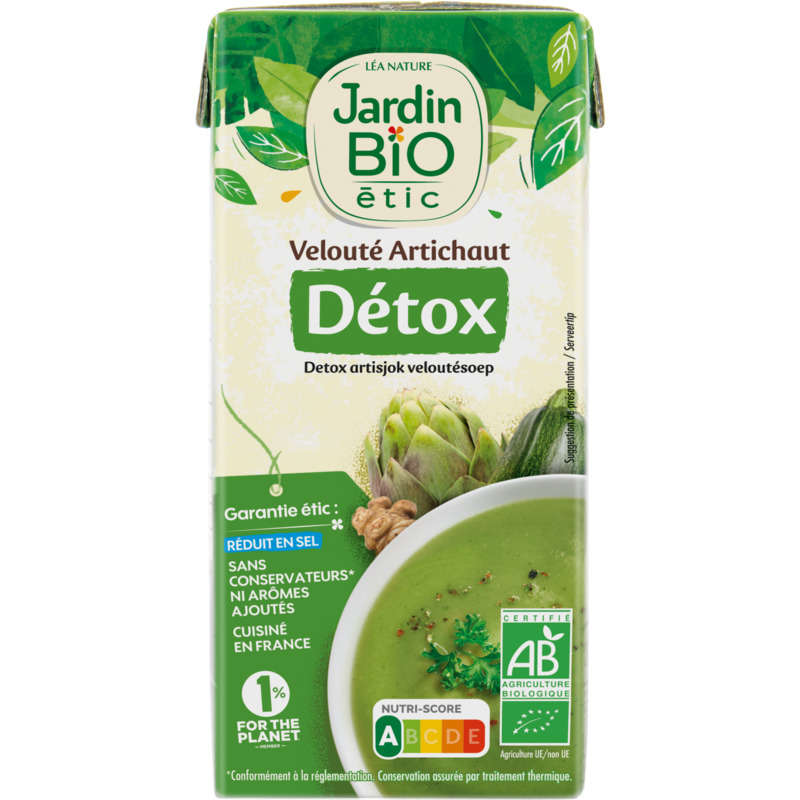 Organic Garden Detox Artichoke Soup 33cl