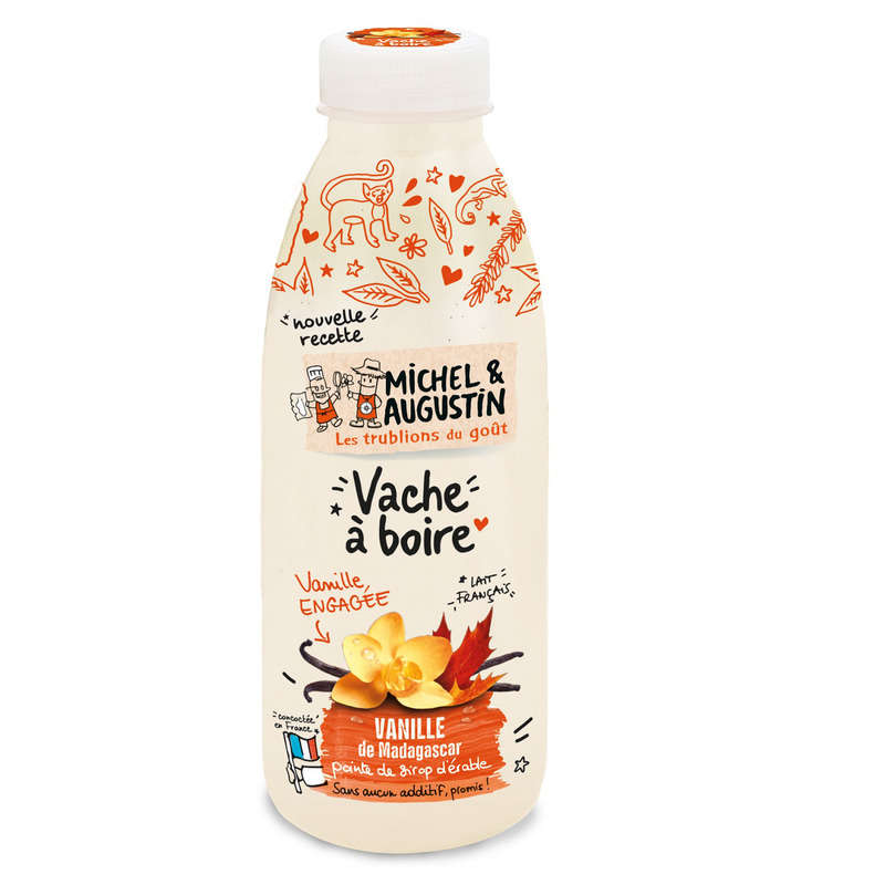 Michel et Augustin Vanilla Maple Drinking Cow 500ml