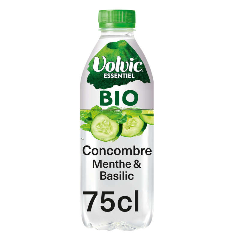 Volvic Essentiel Bio Cucumber, Mint & Basil 75Cl